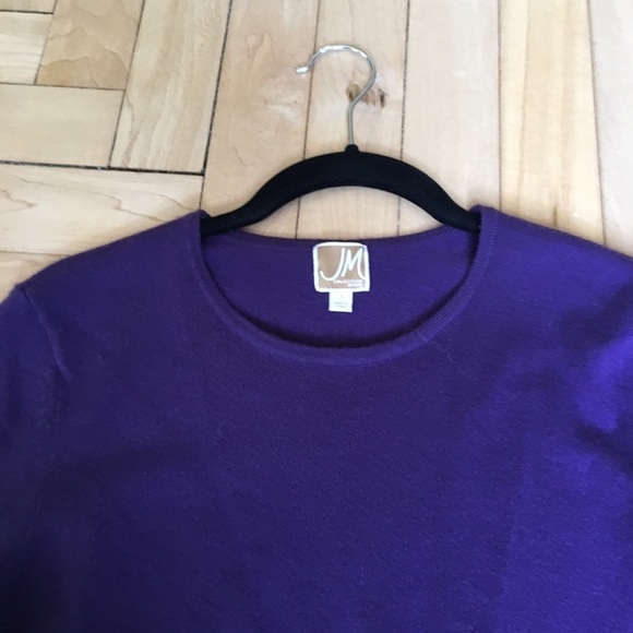 JM Collection petite purple sweater size small - Picture 4 of 7